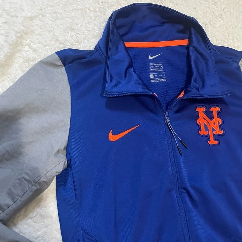Nike Kids Blue and Gray Sports Jacket